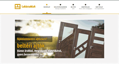 Desktop Screenshot of lukacsablak.hu